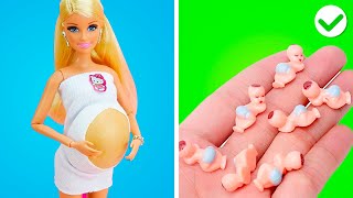 Schwangere Squid Game Puppe vs. Barbie || Lustige Schwangerschaftssituationen von Gotcha!