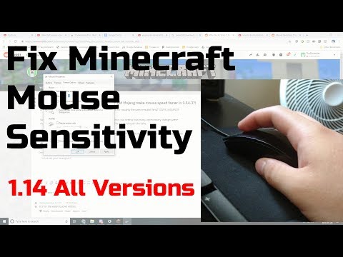 The Sheepster - FIX Minecraft Mouse Acceleration Sensitivity GLITCH 1.14.3 Or Higher!!! | MULTIPLE FIXES