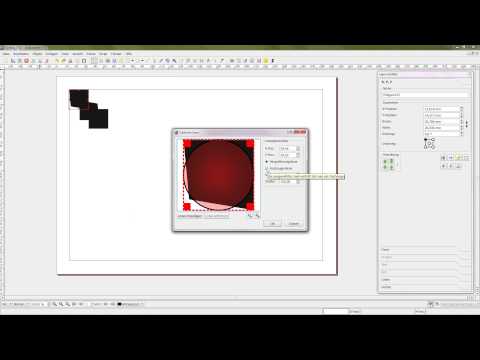 Scribus 1.4.5  - Menüpunkt - Objekt Teil2