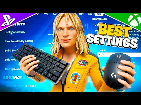 *NEW* BEST Keyboard & Mouse Sensitivity + Settings in CHAPTER 7! (PS5/PC/XBOX)