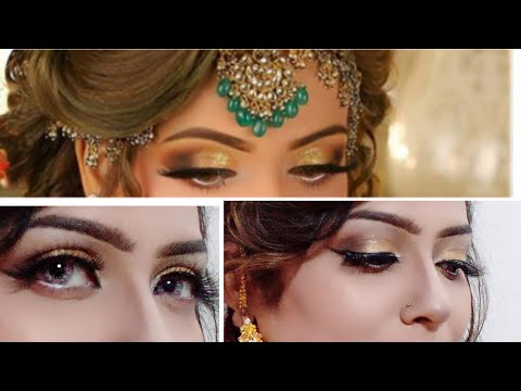Kashee's bridal makeup//kashee's bridal eye makeup... With affordable products..Part 2