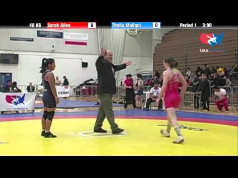 WM 48 KG - Sarah Allen vs. Thalia Mallqui