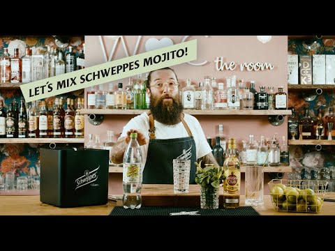 Jetzt den Schweppes Mojito mit Schweppes @Home mixen!