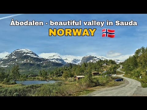 Åbødalen - a beautiful valley in Sauda, Norway