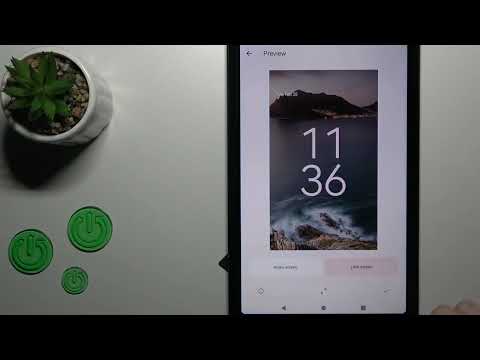 How to Apply New Screen Lock Background on Nokia T21 - Change Lock Screen Wallpaper