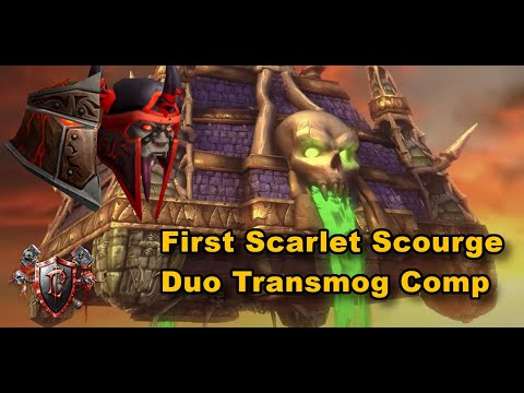 The first ever Scarlet Scourge Duo Transmog Competition