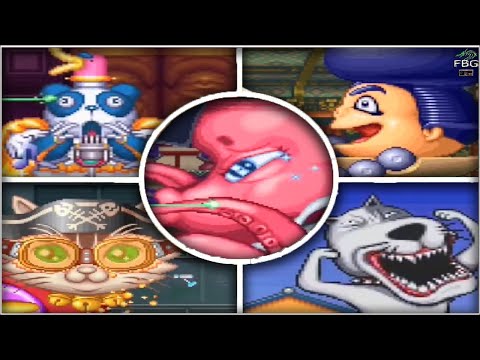 Jikkyo Oshaberi Parodius ~forever with me~  All Bosses ( no damage )