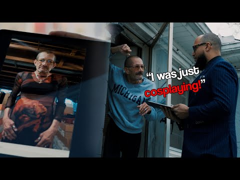 CREEPY Cross Dressing Pred Denies Everything!