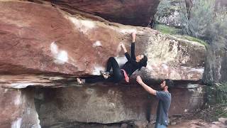 Video thumbnail de Arco iris, 6c. Albarracín