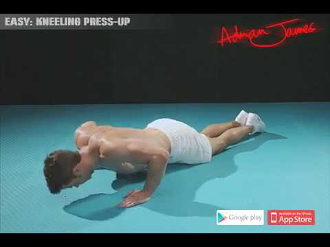 Adrian James Bootcamp - Kneeling Press Up