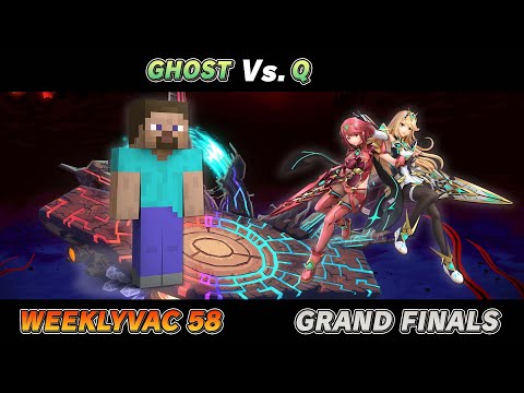 WeeklyVac 58 - SSBU - Ghost (Steve, Pyra & Mythra) vs Q (Pyra & Mythra)