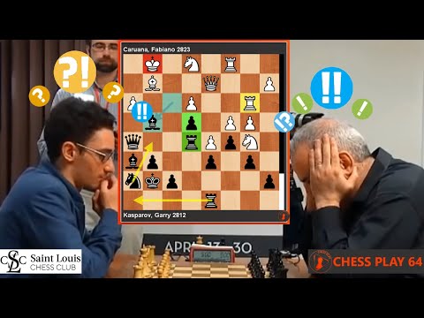 🎦 Kasparov checkmates Caruana!! Fabiano Caruana vs Garry Kasparov
