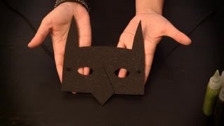 Cómo hacer un antifaz de Batman : Antifaces de personajes para niños