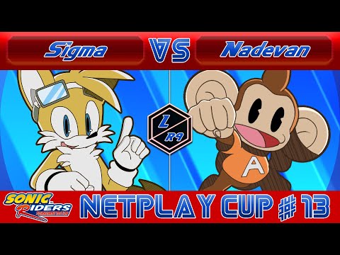 Sonic Riders Netplay Cup #13 - Sigma Vs Nadevan - Loser's Quarters