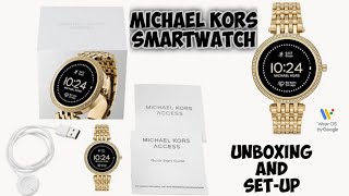 Michael Kors Smartwatch | Gen 5E Darci | Unboxing and Set-up