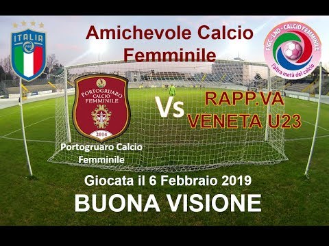 Sintesi AMICHEVOLE  c.f.PORTOGRUARO 5-UNDER 23  0 -Stadio P.G.Mecchia 06.02.2019