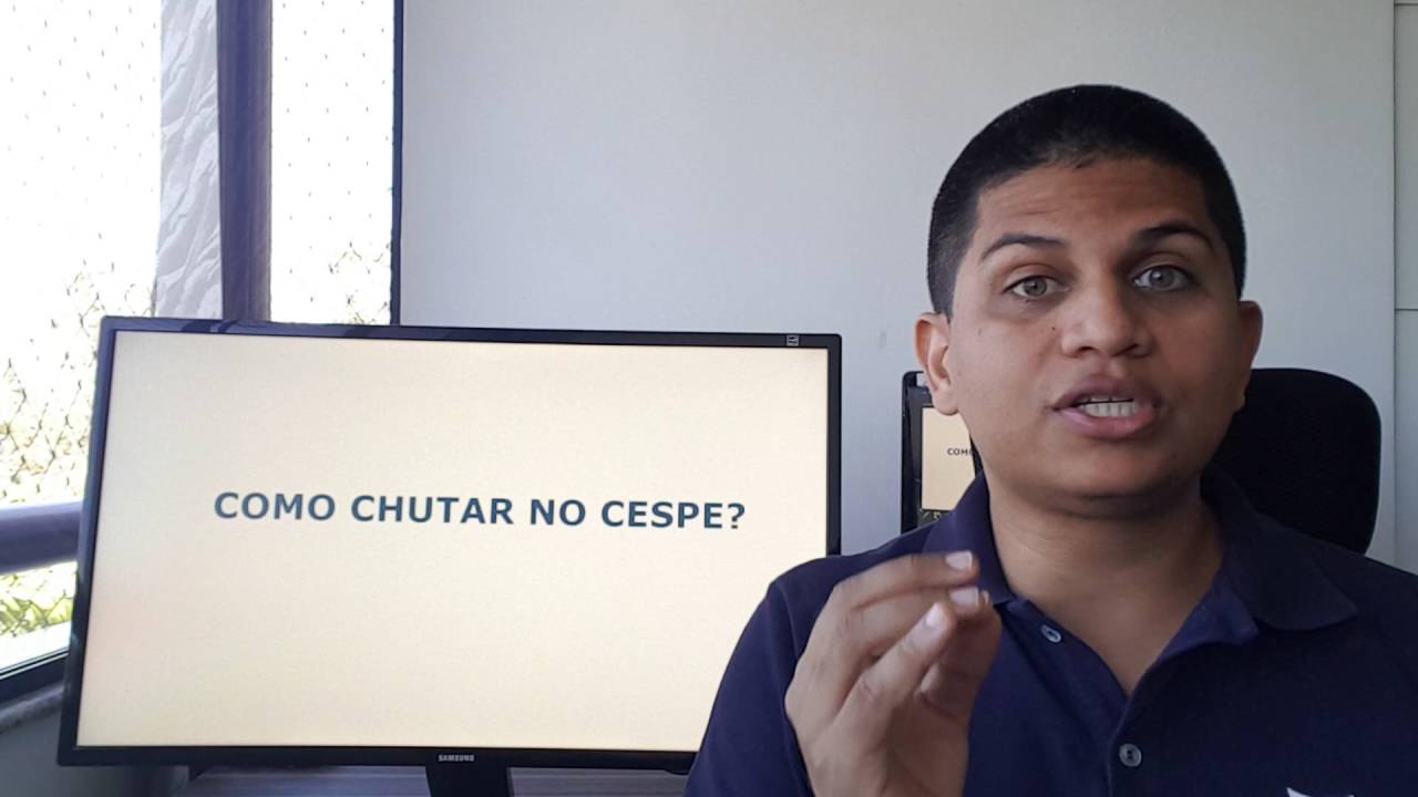 Como chutar na prova do Cespe?