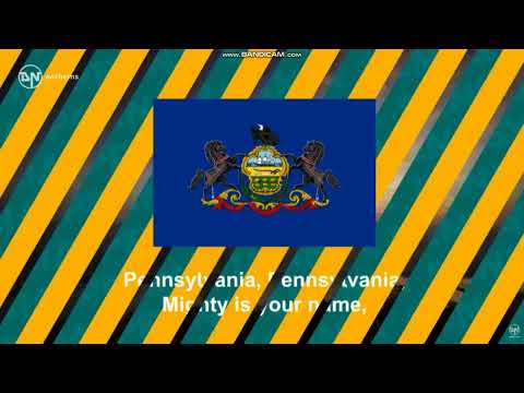 USA Anthem And Pennsylvania State Song