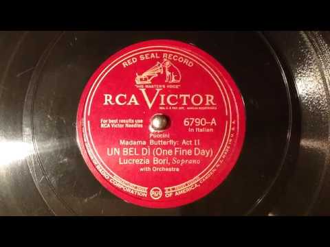 Un bel dì - Lucrezia Bori - 1928