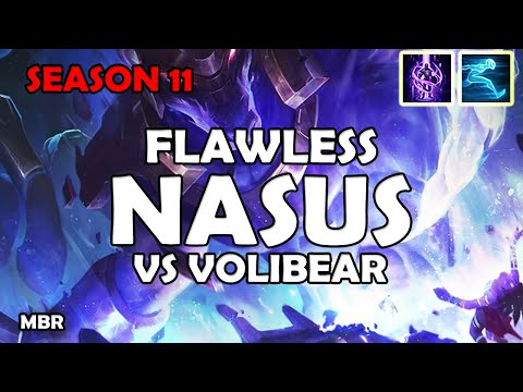 UNKILLABLE NASUS | WORLD BREAKER NASUS VS VOLIBEAR | NASUS SEASON 11 TOP LANE