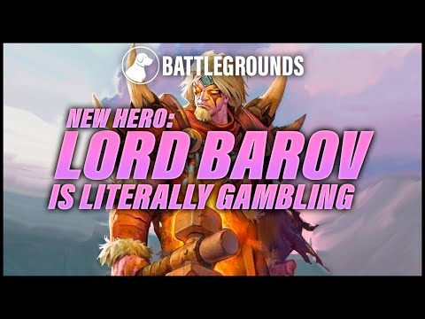 New Hero Lord Barov is Literally Gambling and Dog is Rich | Dogdog Hearthstone Battlegrounds