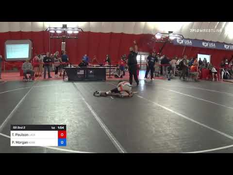 38 Kg Rr Rnd 2 - Tyler Paulson, LaCrosse Area Wrestlers Vs Perry Morgan, Kobra Kai Training