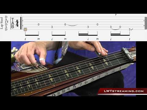 "Swamp" Roads Lick (inspired by Cream’s version of Crossroads) - Open D LapSteel