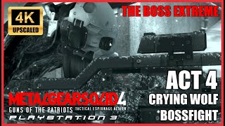 Download lagu METAL GEAR SOLID 4 - Crying Wolf Bossfight [4K PS3 UPSCALED] - The Boss Extreme - mp3