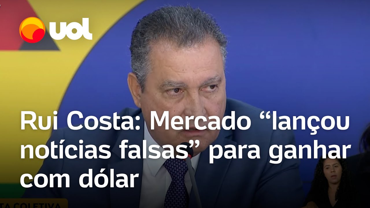 Rui Costa critica mercado por tentativa de desequilibrar contas públicas: 'Lançou notícias falsas'
