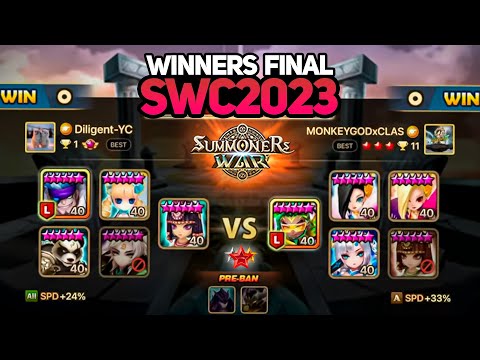 DILIGENT vs MONKEYGOD (BO5). WINNERS FINAL | SWC2023 APAC Preliminary Group D Day 1 - Summoners War