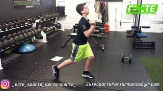 Youth Athlete Mastering Technique