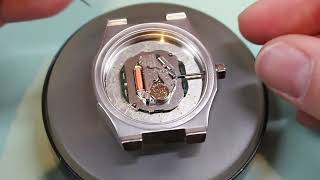 Crown and Stem Release Miyota 2115 Watch Movement
