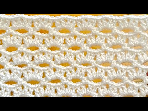 Amazing Easy Crochet Pattern for Baby Blankets & Shawls | Beautiful Crochet Stitch for Beginners