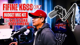 fifine k688ct Budget Mirophone Kit for Creators and Streamers