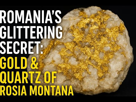 Romania’s Glittering Secret: Gold & Quartz of Rosia Montana.
