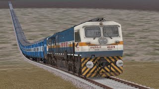 TRAINS vs HIGH GRADIENT MOUNTAIN | Train Simulator ~ Indian Railways 2024