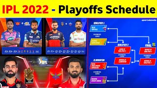 IPL 2022 Playoffs Schedule - IPL 2022 Playoffs Team || IPL Playoffs Schedule, Time Table 2022