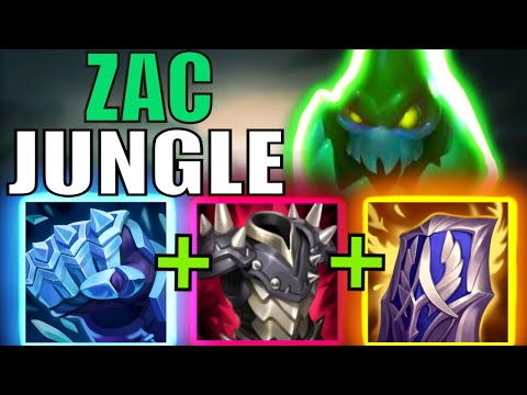 How to play Zac Jungle SEASON 12 jg |Best Build/Runes | Zac Jungle Guide Season 12 League of Legends