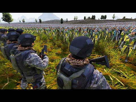 New MODERN SOLDIERS vs 7,000,000 Medieval Knights! - Ultimate Epic Battle Simulator 2 UEBS 2