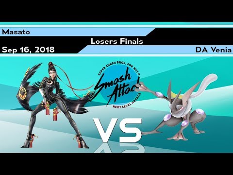 Smash Attack 28 - Smash 4 Singles - [L.Finals] Masato vs DA Venia