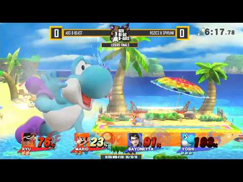 WBB 136 | Abs & Beast vs Rozics & Spirunk - Losers Finals - Smash 4