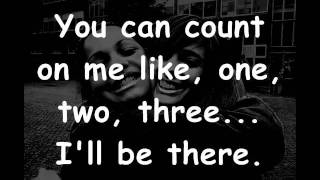 Bruno Mars Count on me lyrics...