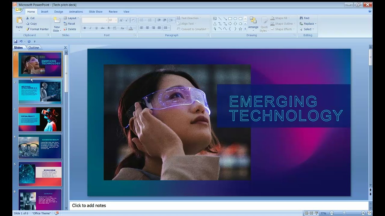 Power Point Presentation on Emerging Technology | #1