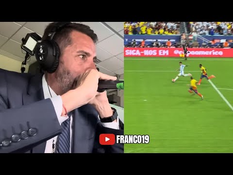 This was Pablo Giralt's account of Lautaro Martínez's goal against Colombia in the 2024 Copa Amer...