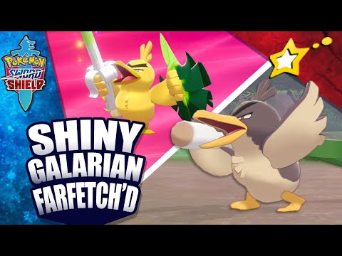 [LIVE!] SHINY GALARIAN FARFETCH'D after 358 Encounters + Evolution to SHINY SIRFETCH'D! (SWSH)
