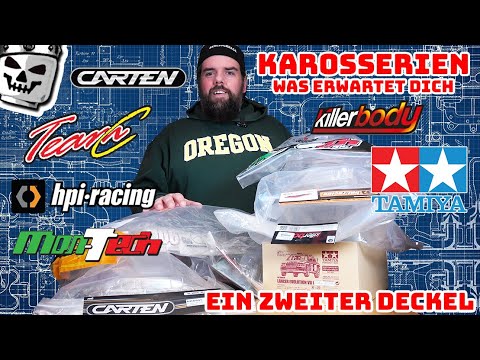 RC Karosserien 1/10  Tipps und viele Hersteller Radstand 257mm Chassis TT01 und TT02 Tamiya Carten