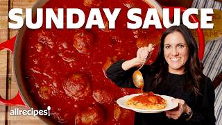 How to Make Meatballs & Sunday Sauce | Get Cookin' | Allrecipes