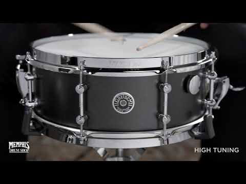 Gretsch GAS5514-ST Brooklyn Standard 5.5x14" 8-Lug Snare Drum 2020 - Present - Satin Black Metallic image 7
