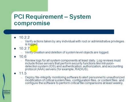 PCI and FileSure Overview