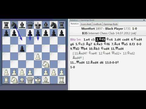 B35   Sicilian, Accelerated Dragon with 5 Nc3, main line 5